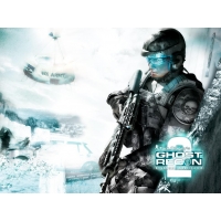 Игра Gnost Recon 2 чел с пушкой, картинк, обои, заставка на рабочий стол компьютера Игра Gnost Recon 2 чел с пушкой, картинк, обои, заставка на рабочий стол компьютера