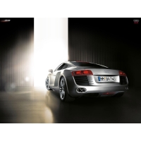 Audi R8 rear ,      windows